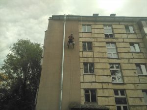 покраска фасада