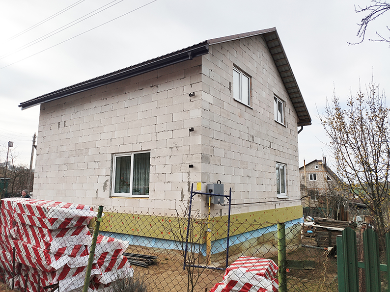 Частный дом перед утеплением